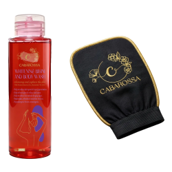 cabarossa bikini and body wash 400ml+loofah